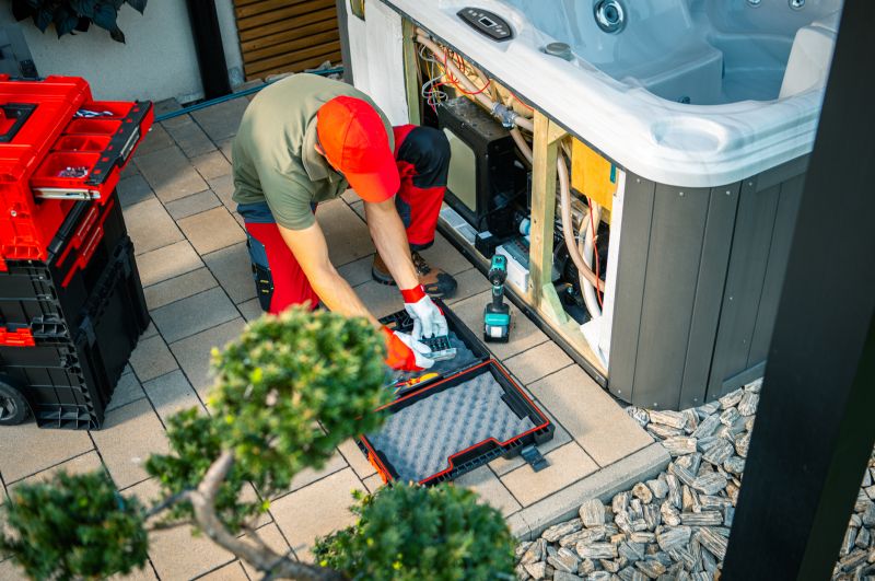 Hot Tub Electrical Wiring detail